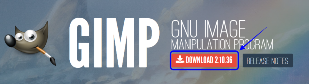 GIMP 다운